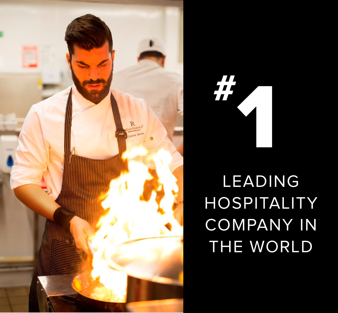 Number one leading hospitality company in the world