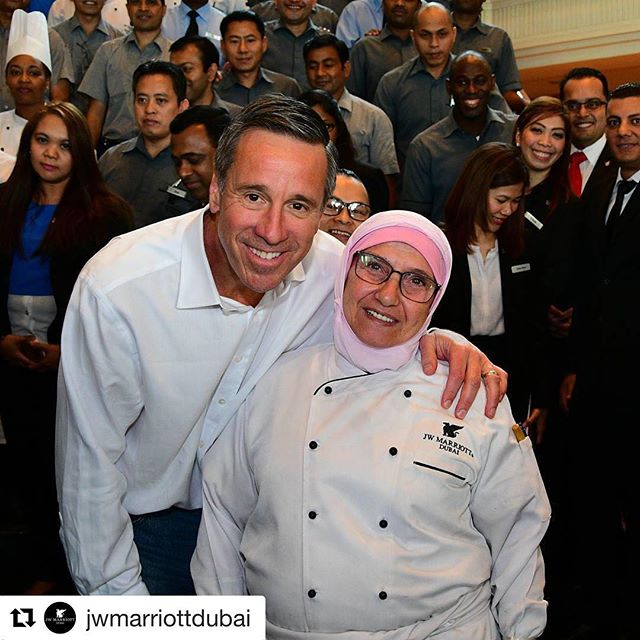 Every year, CEO Arne travels to hundreds of hotels around the world. Along the way he meets associates like Radieh, lovingly referred to by colleagues as 'Mama'. She makes Arabic bread and many other delicious dishes for guests. According to Arne, "Mama is a radiant example of putting people first."